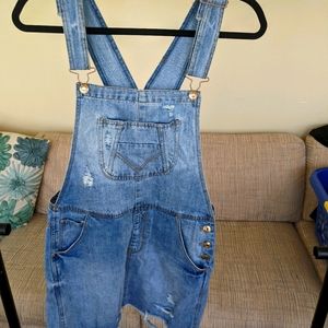 Kensie denim overall dress